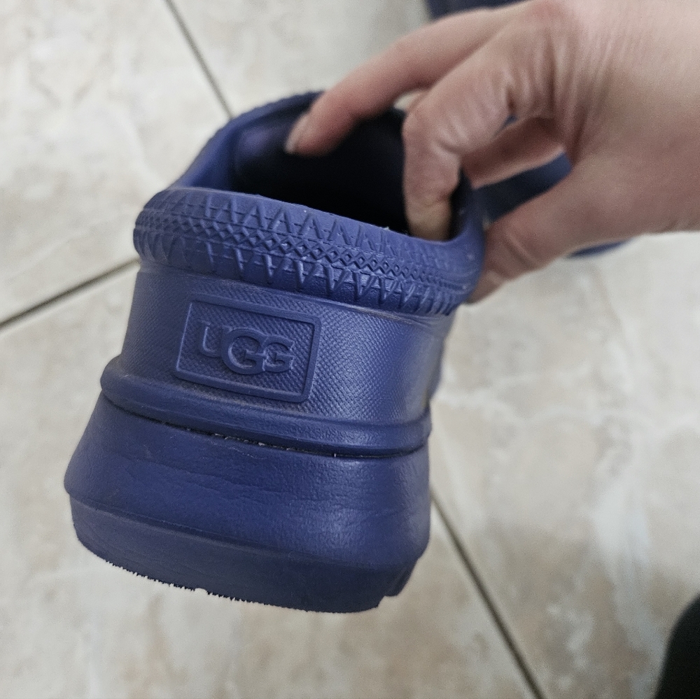 UGG Navy Blue Slip-On Clogs. SZ 7 - Picture 3 of 4